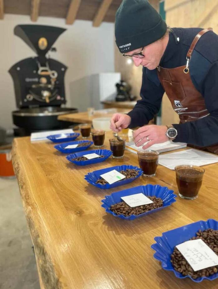 Cupping d'Emmanuel de Montagne Cafés